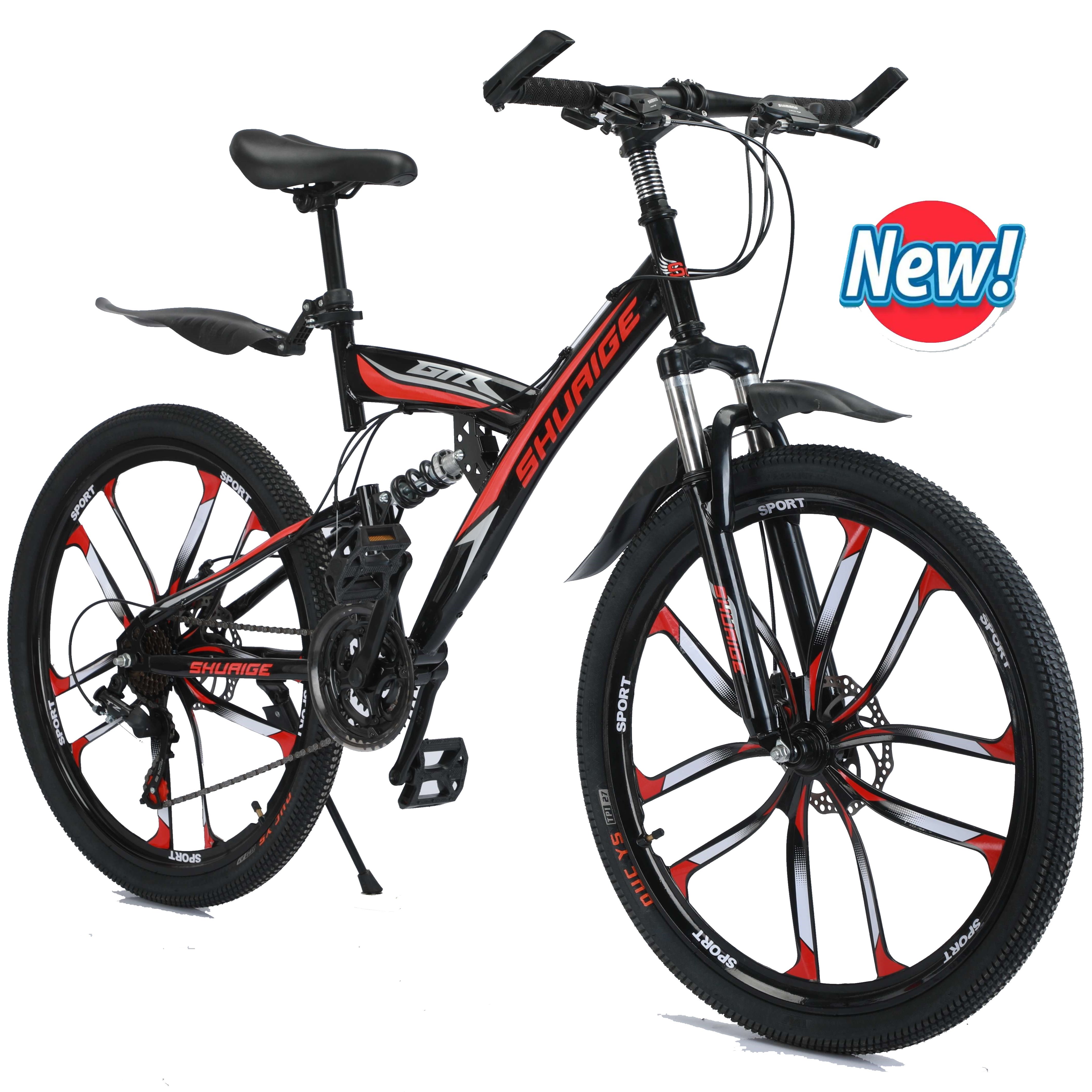 New Wholesale 21 Speed Mountain Bike 26 Inch Mountain Bike Full Suspension Mountain Bike