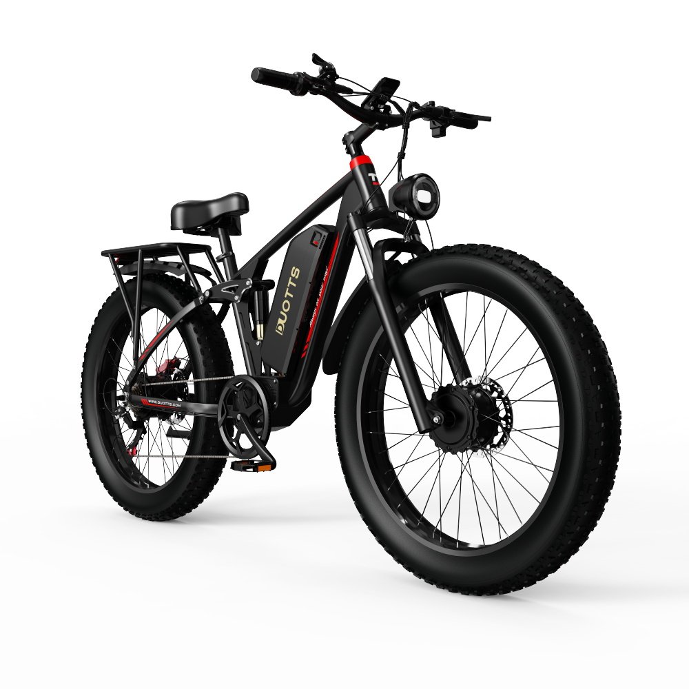 EU UK stock High quality 26 inch adults mountain bike 48V 20AH sports bike dual motor 1500W city bike with fender and rear seat