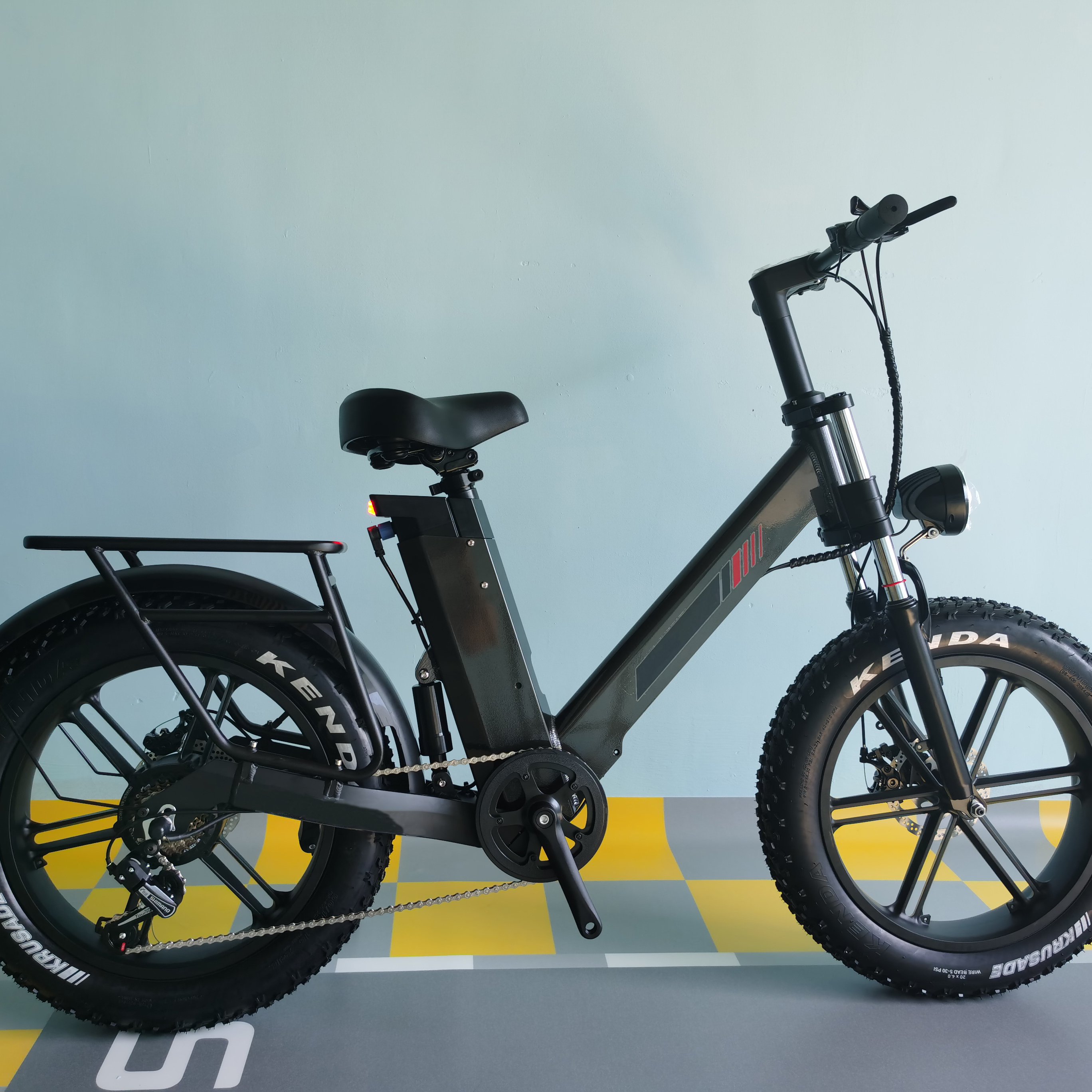 USA warehouse on Sale Black Color 750W 48V 17.5AH Electric Bike 20inch Mountain Urban Electric Bicycle