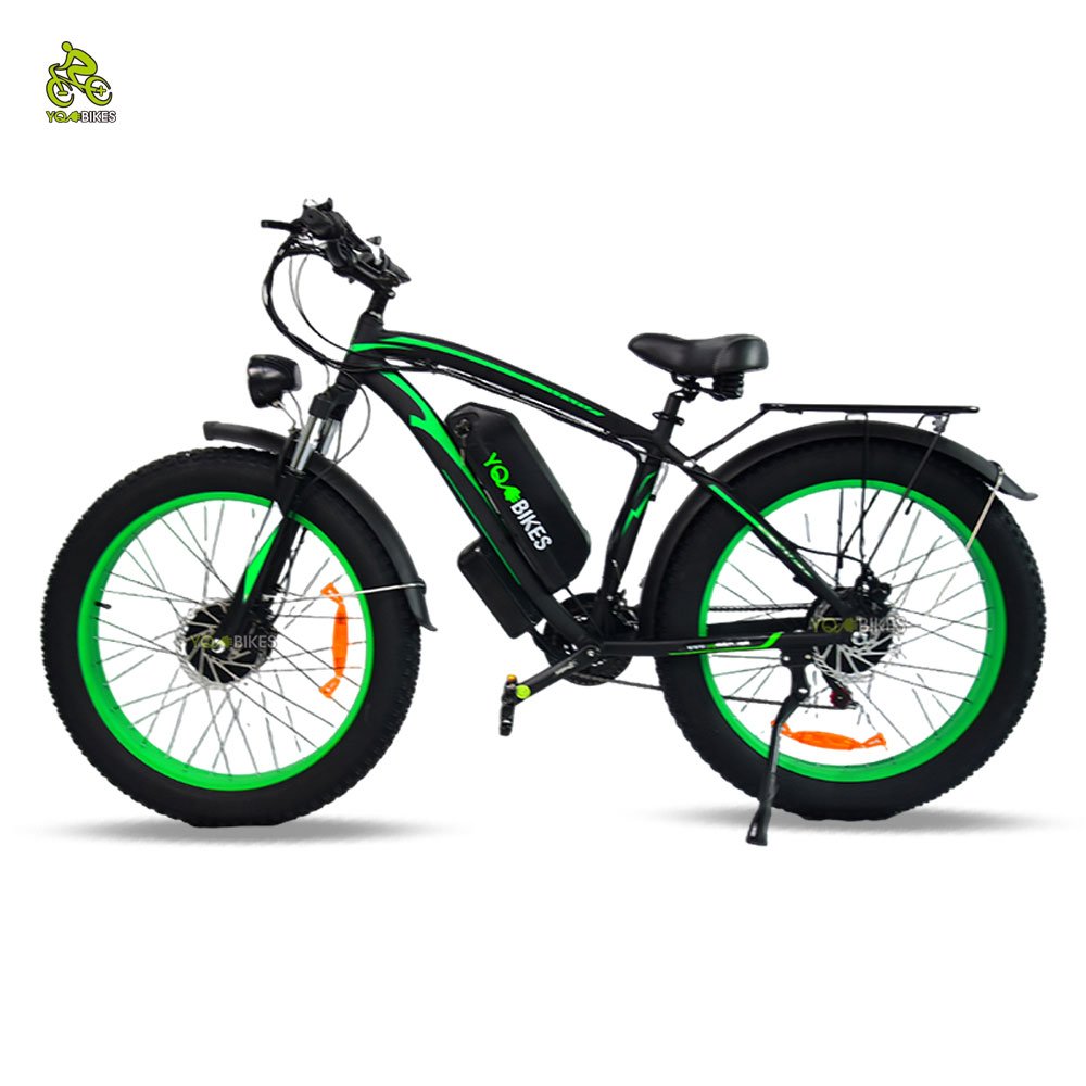 Warehouse Stock U08 Off Road Electric Bike Dual Motor 2000w 26inch Fat Tire E-bike Electric Bicycle 21 Speed EU USA Adult