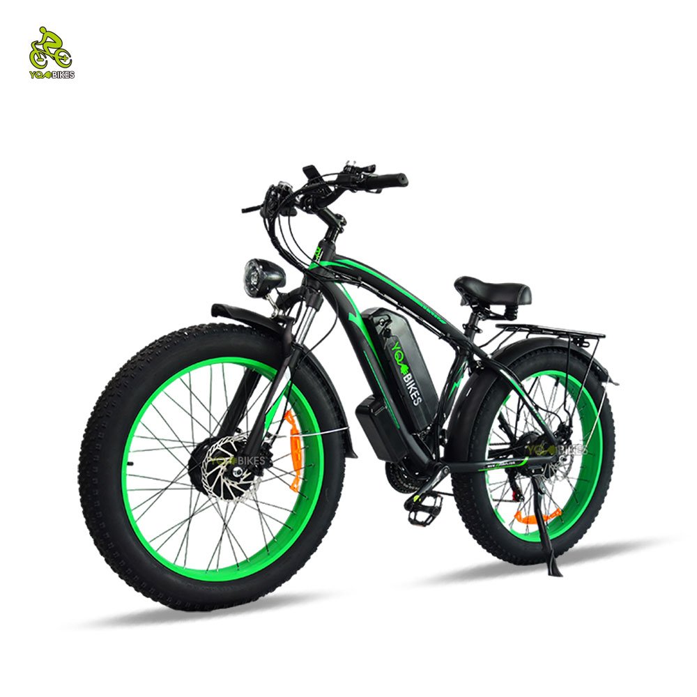 Warehouse Stock U08 Off Road Electric Bike Dual Motor 2000w 26inch Fat Tire E-bike Electric Bicycle 21 Speed EU USA Adult