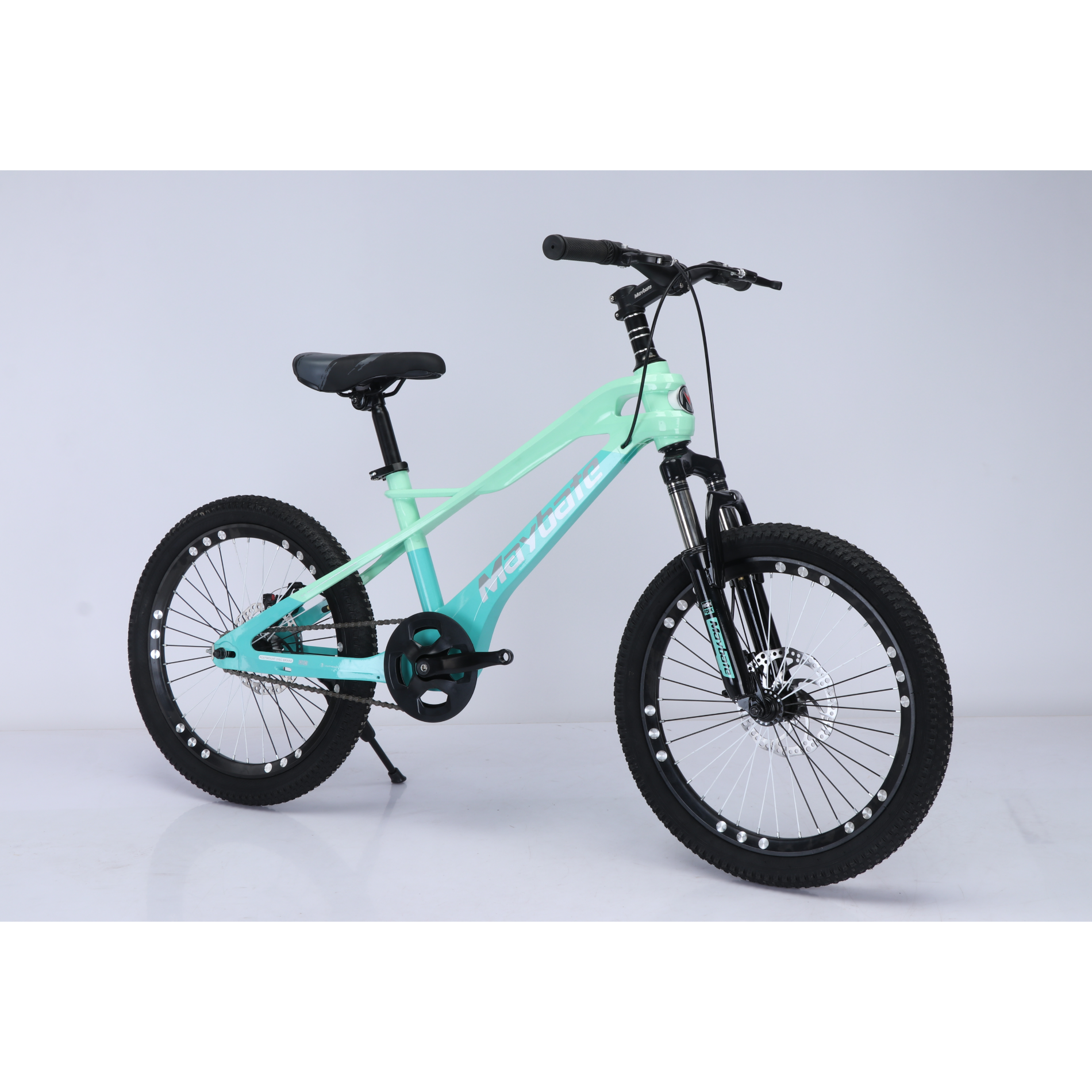 MENGHUAN Manufacturer Direct Single Speed Mountain Bike with Steel Fork Disc Brake Ordinary Pedal Folding Feature
