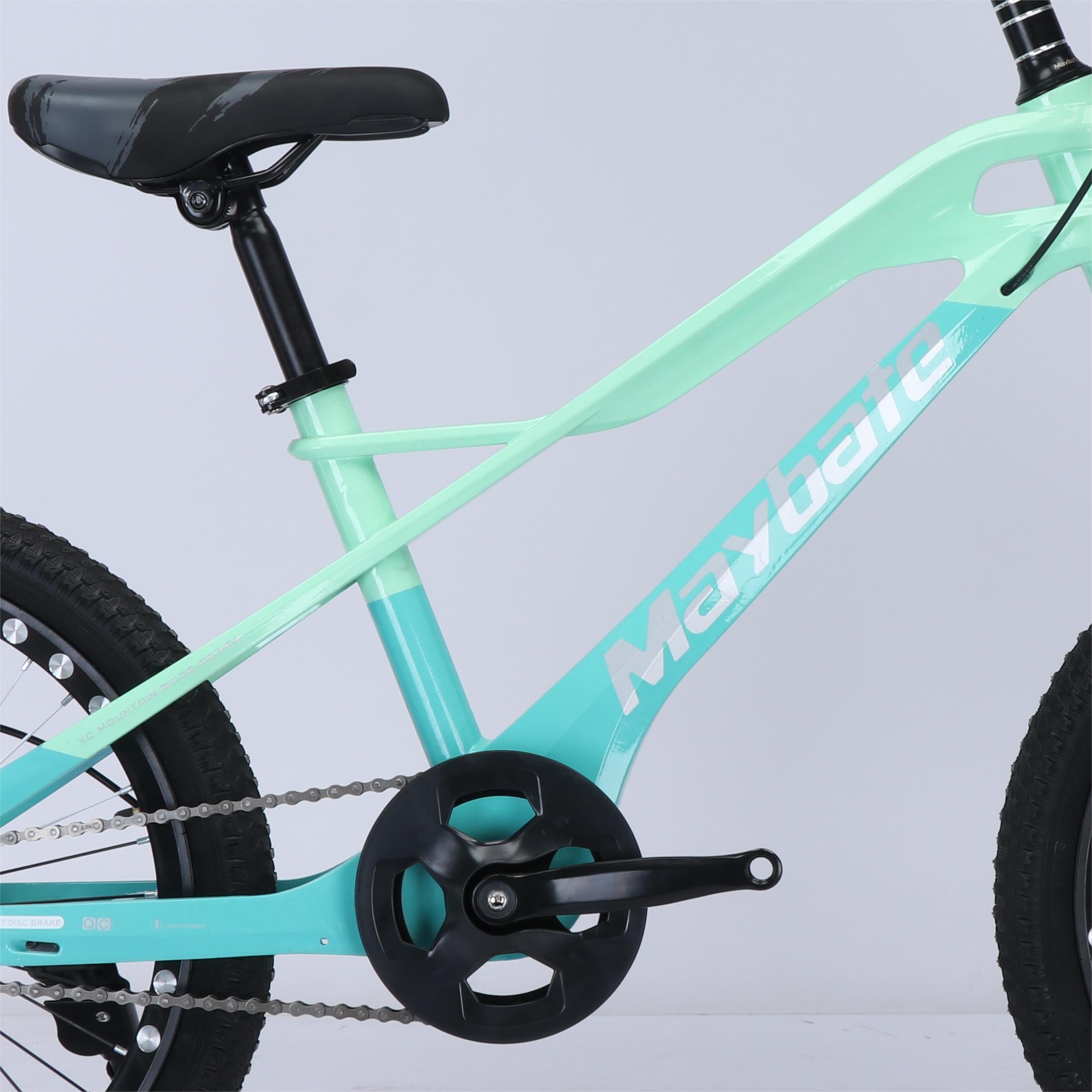 MENGHUAN Manufacturer Direct Single Speed Mountain Bike with Steel Fork Disc Brake Ordinary Pedal Folding Feature