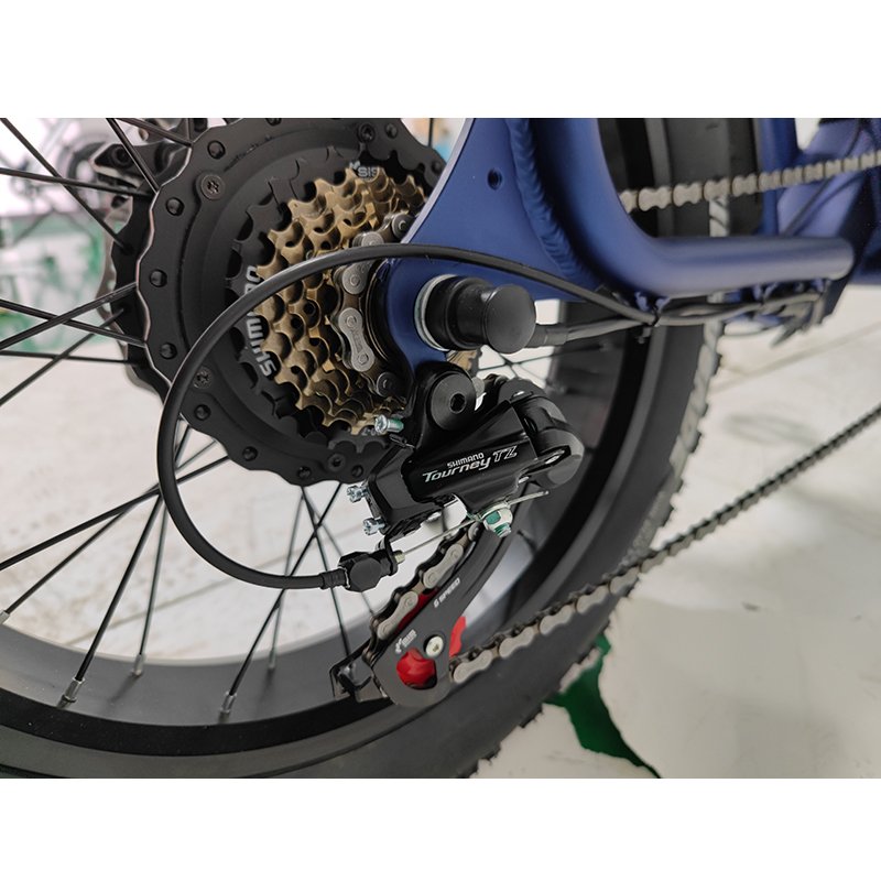 Electric Fat Tire Bike hub motors bicycle retro electric motorcycle 7 speed mtb e-bike 4.0 inch ebike