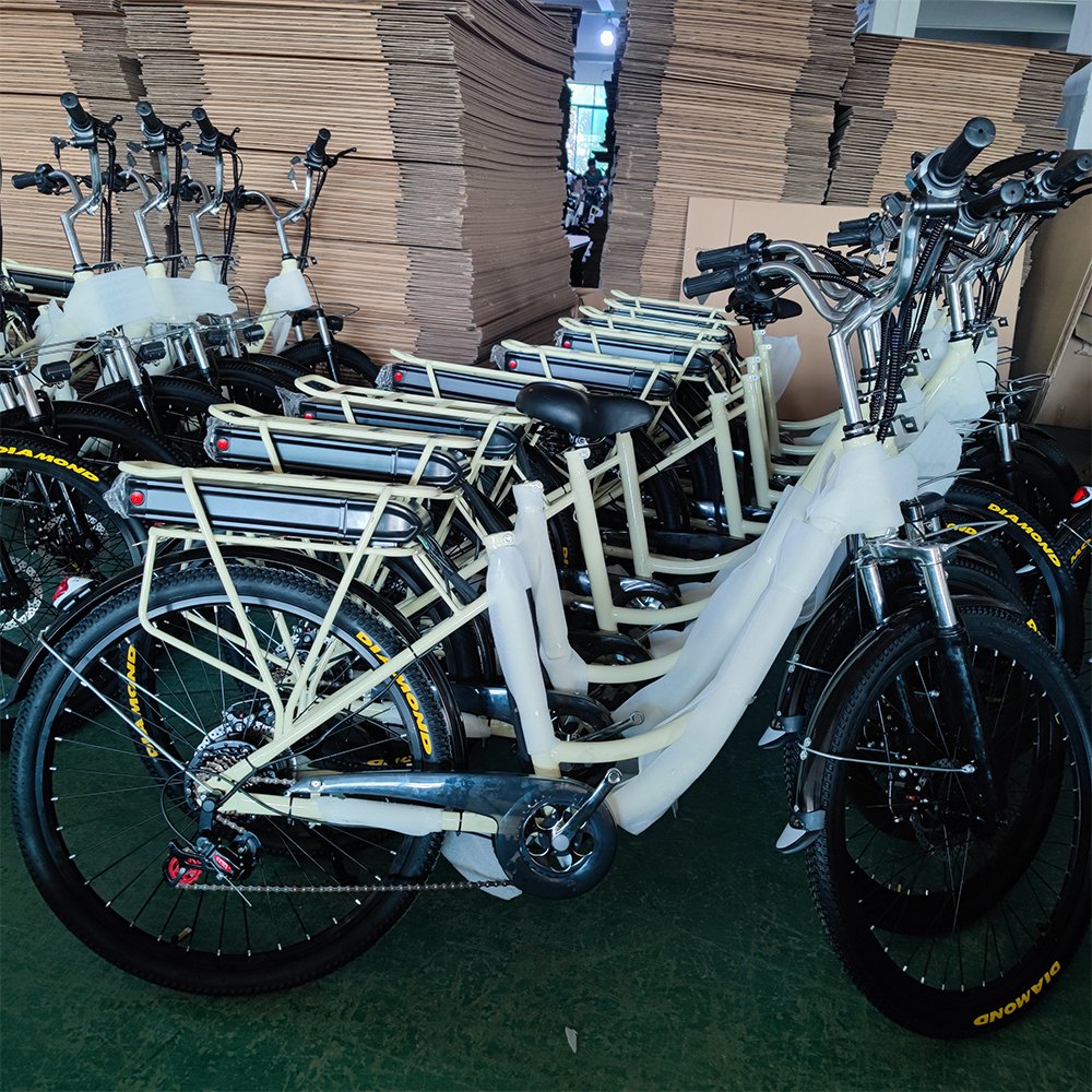 24inch 26 inch 48v electr bike 7 Speed europe eu Poland European warehouse 36v 350w adult city bicycle electric bike DISIYUAN