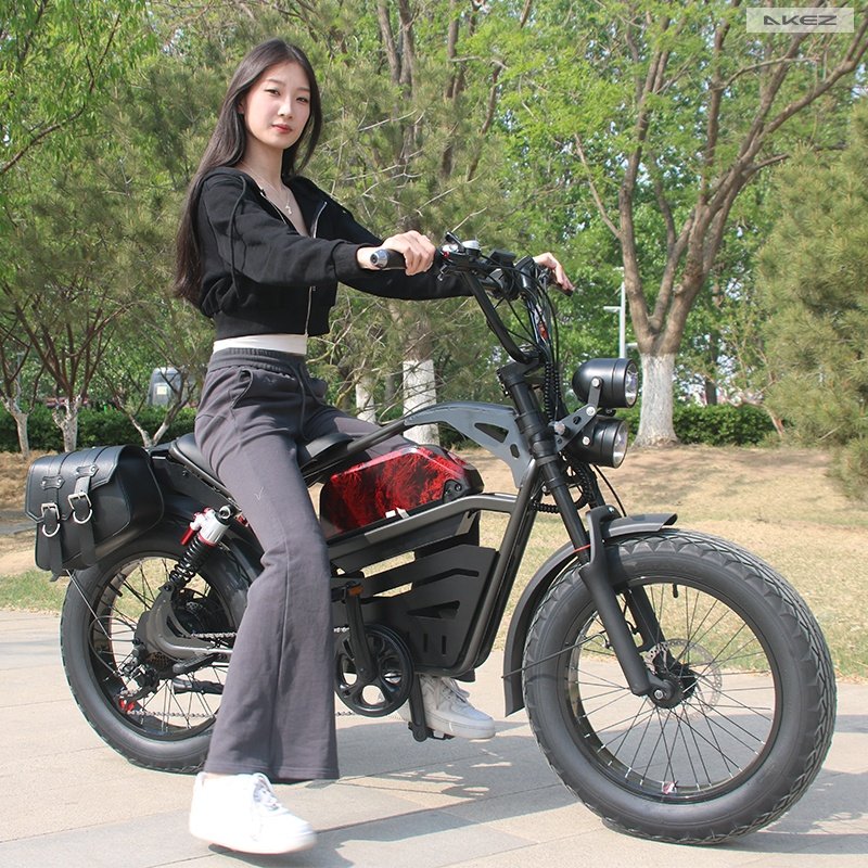 USA Warehouse Akez Surron 1500W Ebike Electric Fat Tire Road E Dirt Bike Electric City Sport Bike Bicycle Motorcycle For Adults