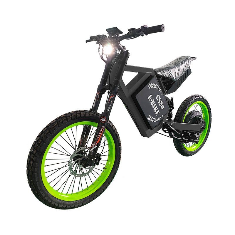 2024 new CS20 72V 12000W Electric mountain bike aluminum frame stealth bomber electric bike