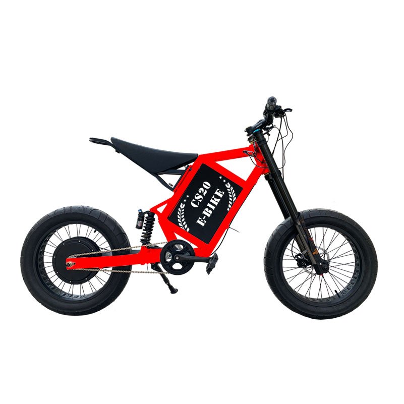 2024 new CS20 72V 12000W Electric mountain bike aluminum frame stealth bomber electric bike
