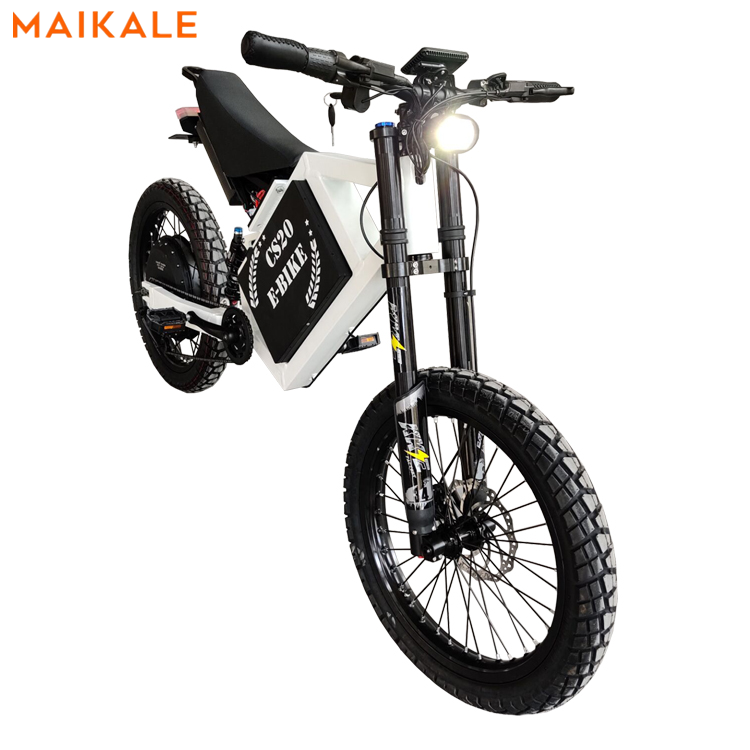 2024 new CS20 72V 12000W Electric mountain bike aluminum frame stealth bomber electric bike