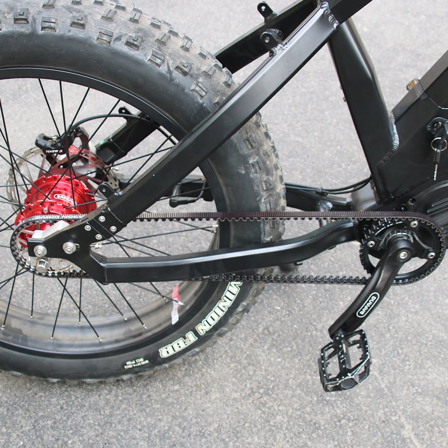 2024 Newest 48V Bafang Auto 5 Speeds Belt Drive Ebike Mid Motor 1000W Electric Road Hybrid Bike City Bicycle for Sale