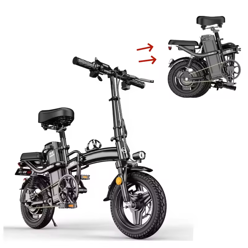 Folding Ebike Lifetime Free Maintenance 2021 Most Sold Product 14 inch Shockingproof Foldable Electric City Bike