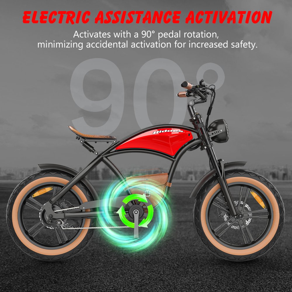 UK US EU Stock 48v Electric Hybrid Bike Hidoes B10 Beach Fat Tire E-bike Emtb Retro 13Ah 1000w Cheap Electric Bicycle