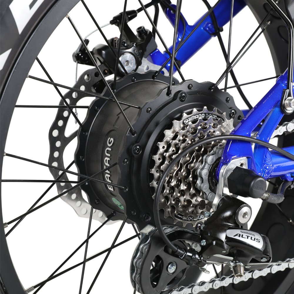 new developed 500w/750w fat tire folding electric city bike with hidden battery
