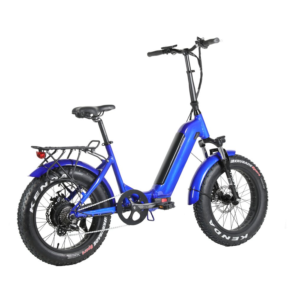 new developed 500w/750w fat tire folding electric city bike with hidden battery