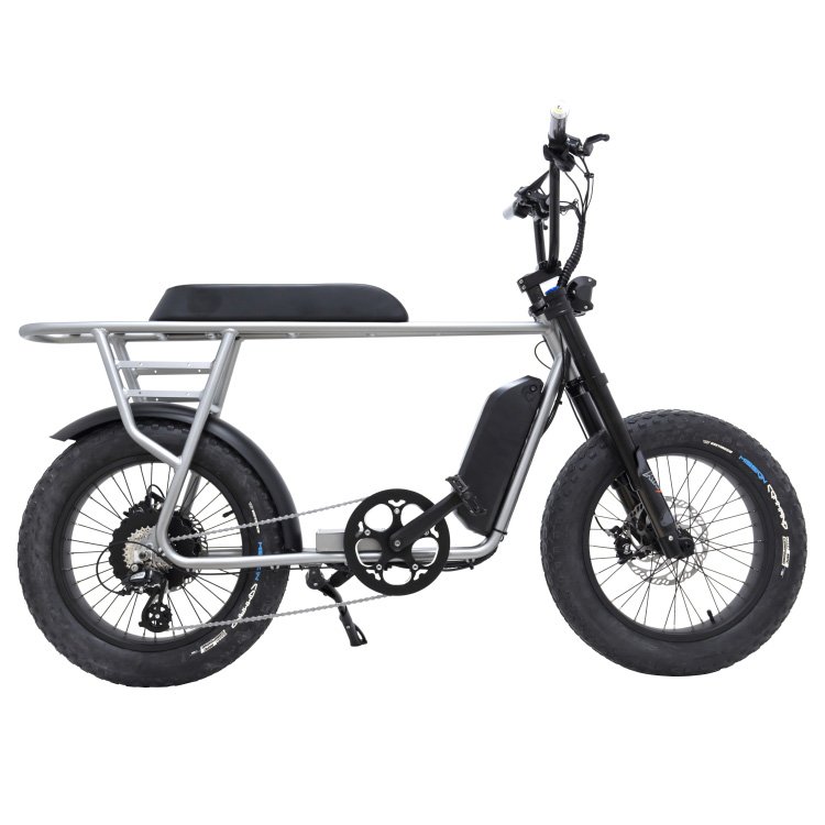 Mario Retro Extend 48v 750w 1000w Electric City Bike Vintage Cafe Racer Ebike Fat Tire E Bike Electric Mountain Bicycle