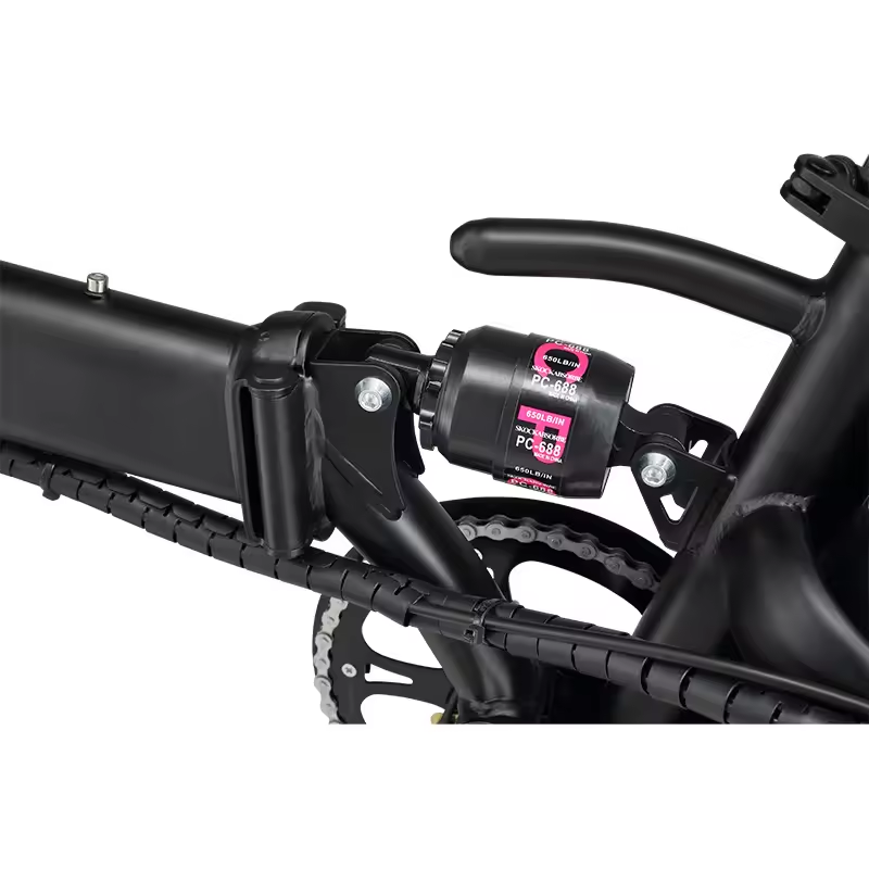 Electric Folding Bicycle City Bike 14 Inch E-bike 500w 1000w 48v Lithium Battery Rear Hub Motor Aluminum Alloy 7 Speed Down Tube