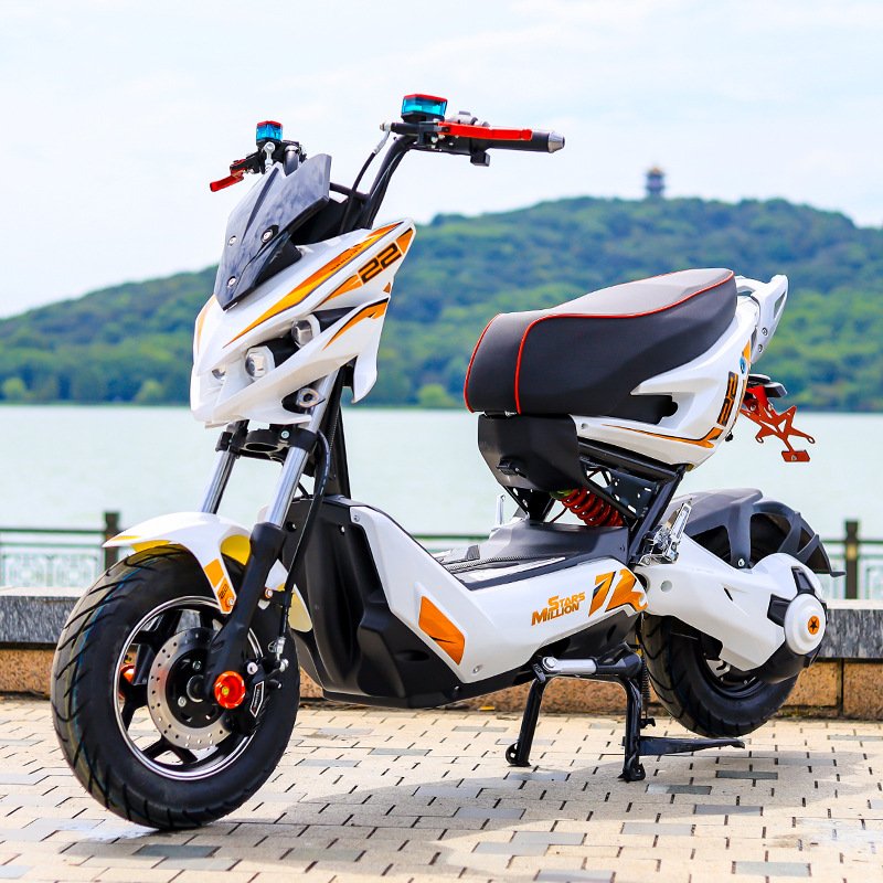 New Cheap Outdoor Electric 2-Wheel Scooter for Adults Smart Digital Off-Road Electric Motorcycle with 60V Voltage