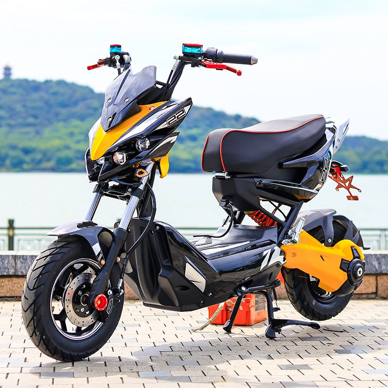 New Cheap Outdoor Electric 2-Wheel Scooter for Adults Smart Digital Off-Road Electric Motorcycle with 60V Voltage