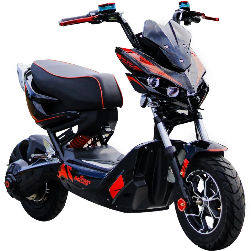New Cheap Outdoor Electric 2-Wheel Scooter for Adults Smart Digital Off-Road Electric Motorcycle with 60V Voltage
