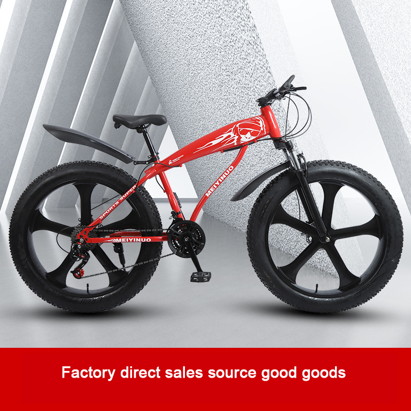 Custom Baik Baycical Bicycle 21 Speed Mountain Bicycle 24 Inch Fat Tire Bike Bici Carretera Bicicletta-bisiklet For Adulta