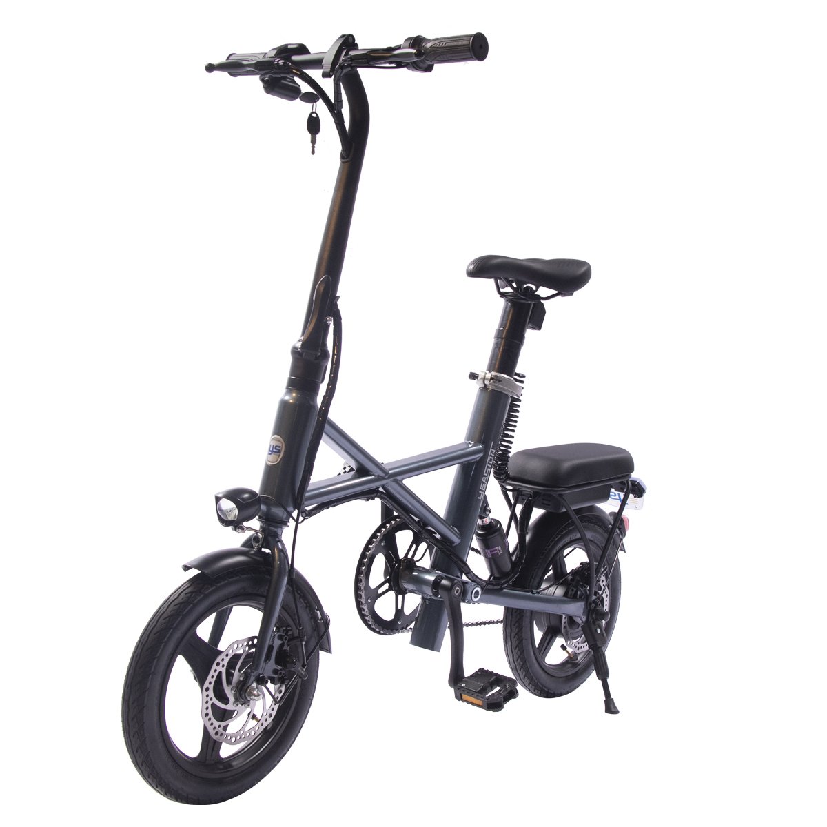 14"X1.95 Wheel Electric Bike 350W Motor City e Bike 7.8Ah Seat Post Lithium Battery Mini Electric Bicycle Folding Electric Bike