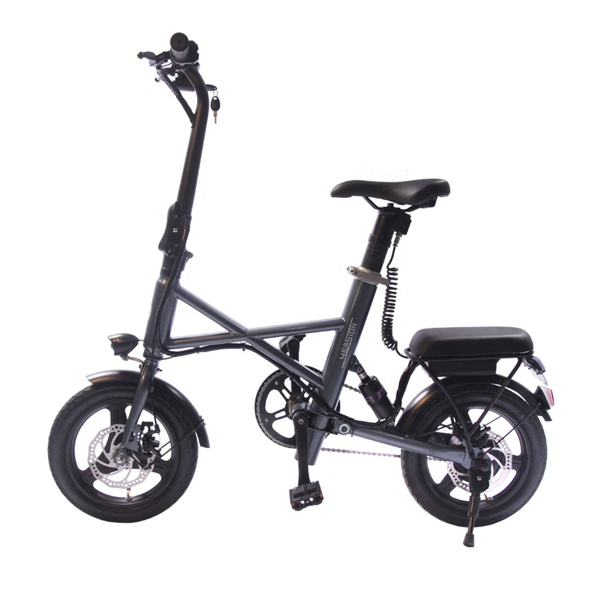 14"X1.95 Wheel Electric Bike 350W Motor City e Bike 7.8Ah Seat Post Lithium Battery Mini Electric Bicycle Folding Electric Bike