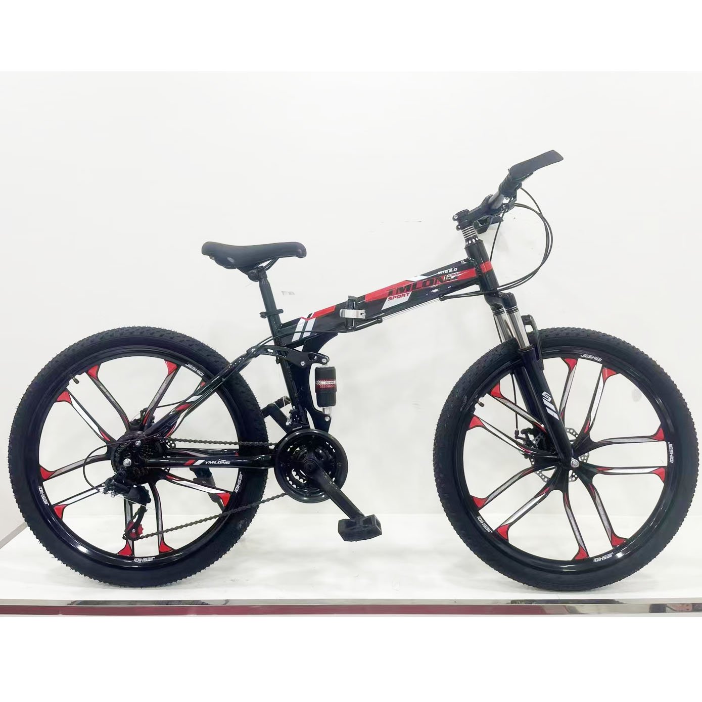 2025 new folding type mountain bike 21 speed MTB ready stock fast delivery mountain bicycle full suspension mountain bike