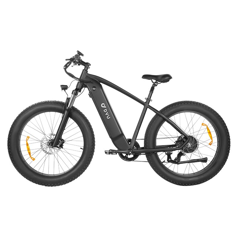 2024 new 26*4.0'' inch fat tire electric bicycle ebike fat bike full suspension fork enduro electric mountain bike pedals