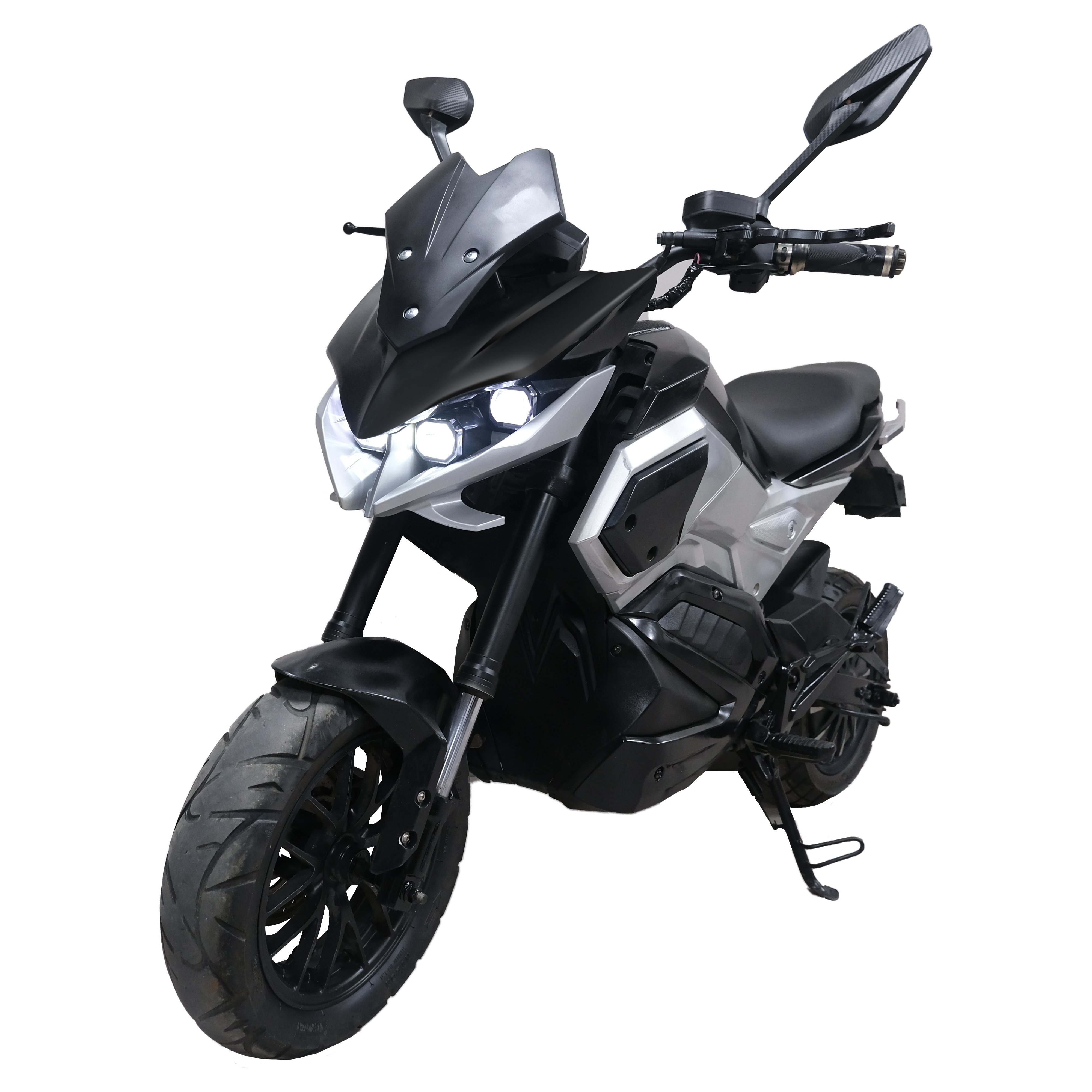 Dynamic 72V Sportbikes E Bike 2000W Motor Power Long Range Battery Smooth Acceleration to 80km/h