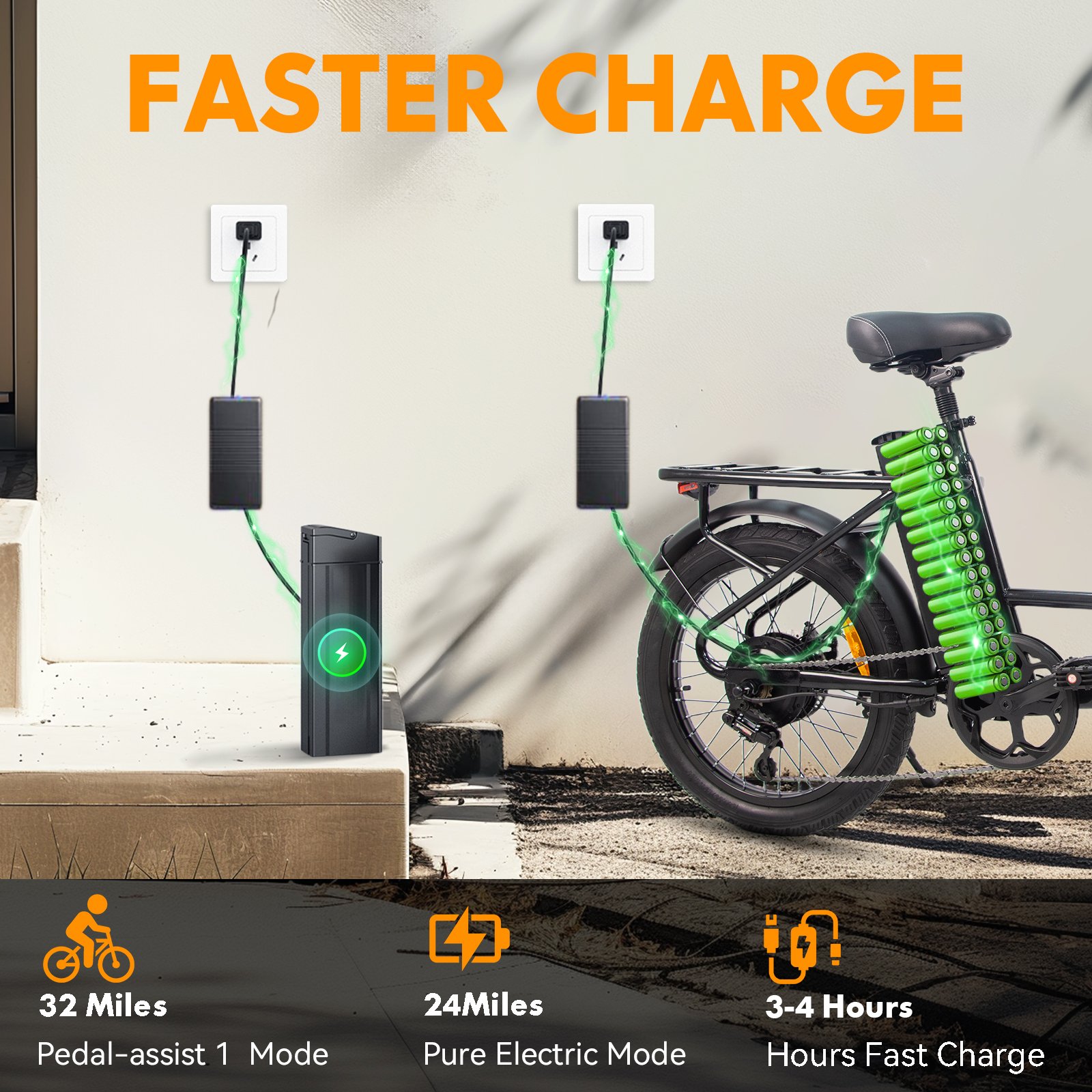 US Warehouse Electric Sports Bike Folding Bike Full Suspension Mountain Bike 750W 48V Fat Tire Ebike for Adults