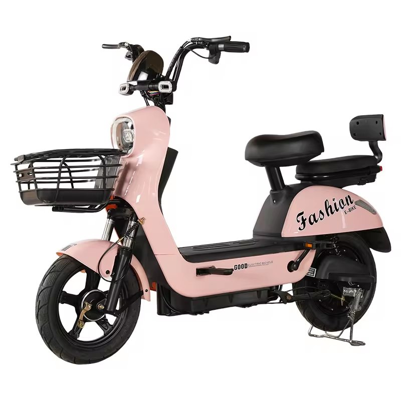 2024 New fashion and lightweight 350w 48v city china factory woman ladies e bike electric bike bicycle