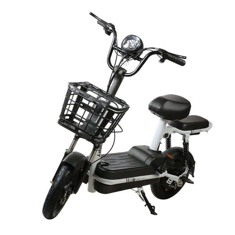Factory Wholesale Best Price 14 Inch 350w 48v two Seats Cheap Electric Scooters Electric City Bike Electric Bicycle For Adults