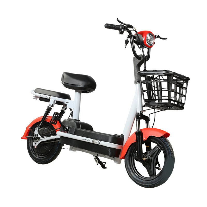 Factory Wholesale Best Price 14 Inch 350w 48v two Seats Cheap Electric Scooters Electric City Bike Electric Bicycle For Adults