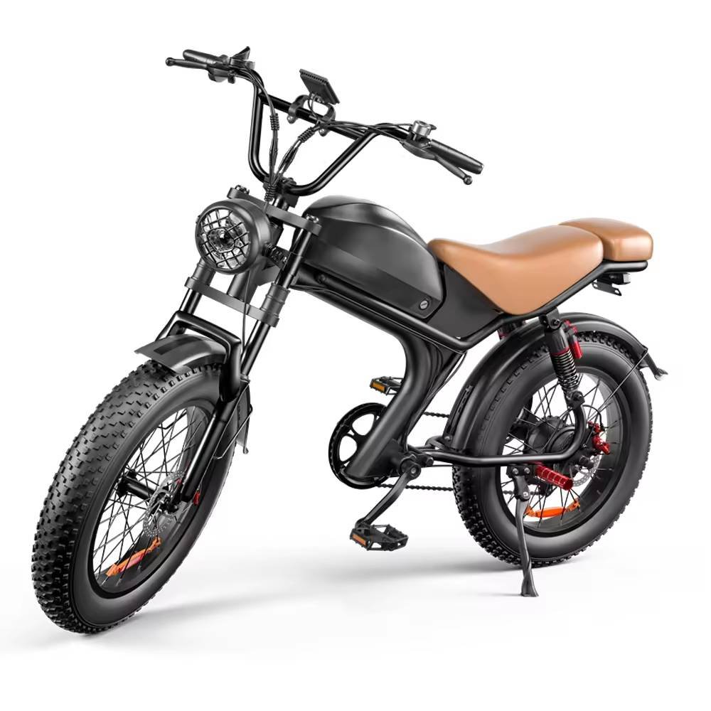 electric bicycle Full suspension ebike 48V 1000Watt 20inch electric fat tire mountain bike