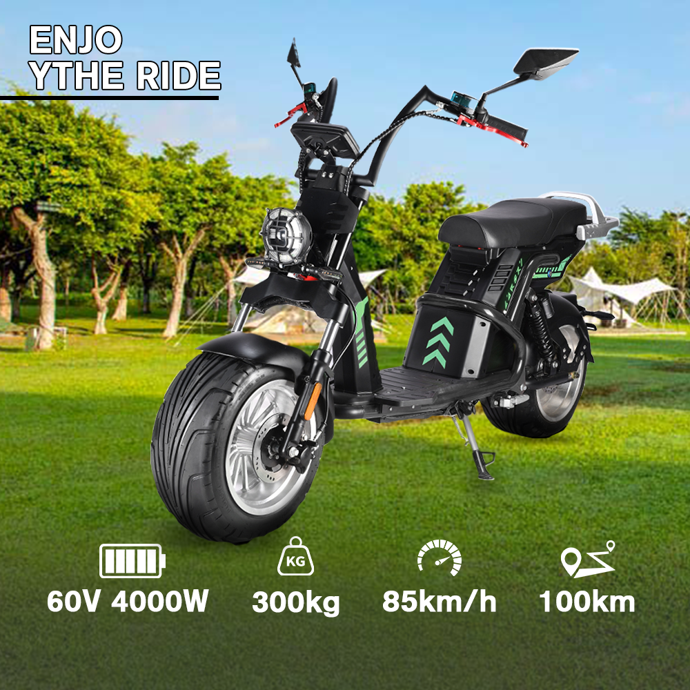 Adult Electric Scooter 60v 20ah 3000w 4000w Citycoco E Scooter Off Road Electric Motorcycle