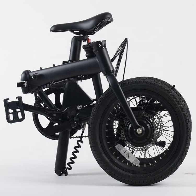 Hot Selling 16-Inch Foldable E-Folding Electric City Bicycle 36v Smart Electronic Bike 1 Speed Adults Children 25km/h Max Speed