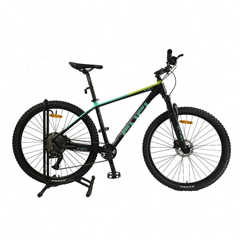 27.5" inch MTB 12 speed bike alloy frame bicycle with suspension fork with lock, Hydraulic Disc Brake FY-B01