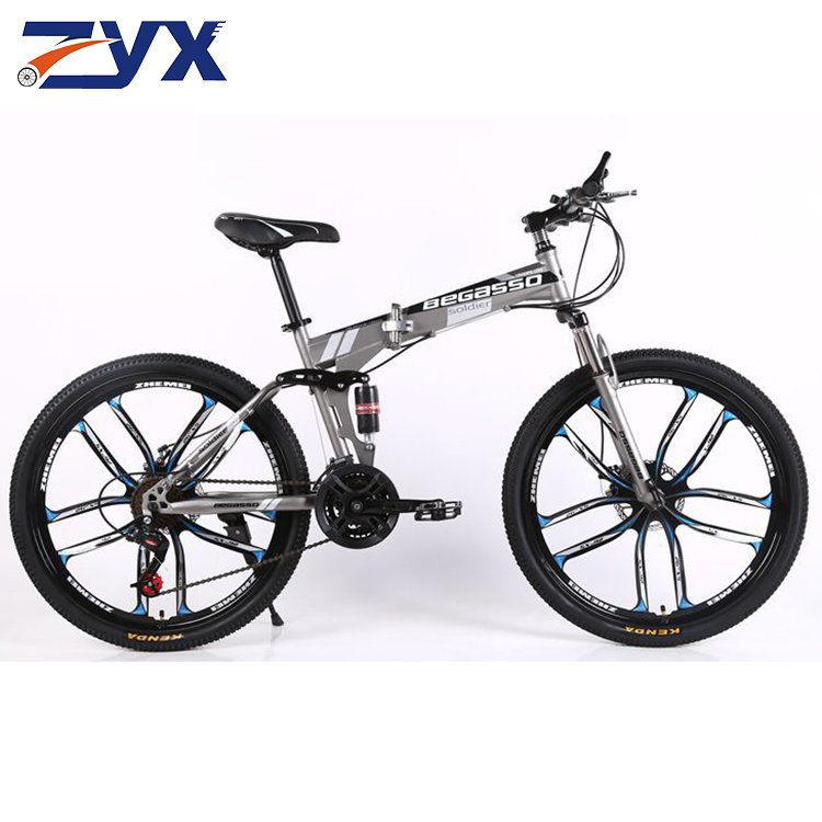 2023 factory price folding mountain bike mtb bicycle for men/steel folding mountain bike/26 inch29inch downhill mountain bike