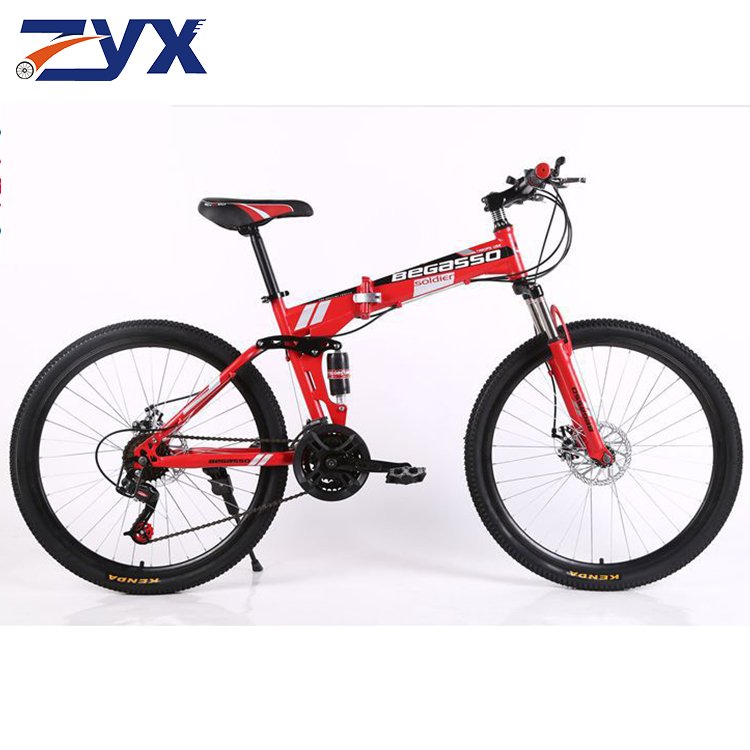 2023 factory price folding mountain bike mtb bicycle for men/steel folding mountain bike/26 inch29inch downhill mountain bike