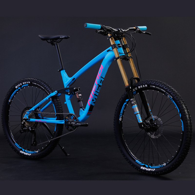 OEM/CUSTOMIZED 26/27.5inch High Configuration Downhill Bicycle Carbon Fibre Bikes Aluminum Alloy Front Fork Cheap Downhill Cycle