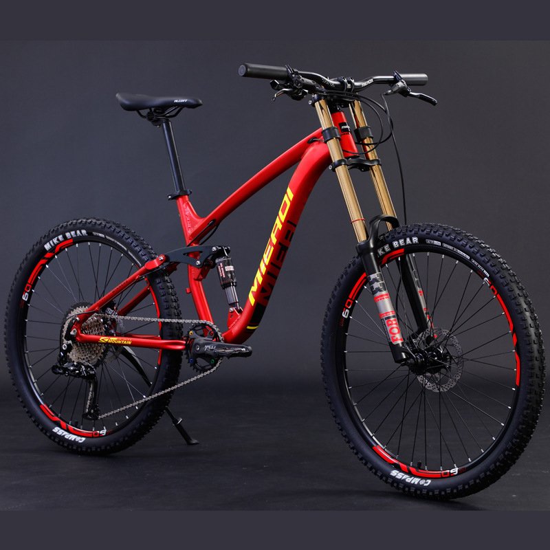 OEM/CUSTOMIZED 26/27.5inch High Configuration Downhill Bicycle Carbon Fibre Bikes Aluminum Alloy Front Fork Cheap Downhill Cycle