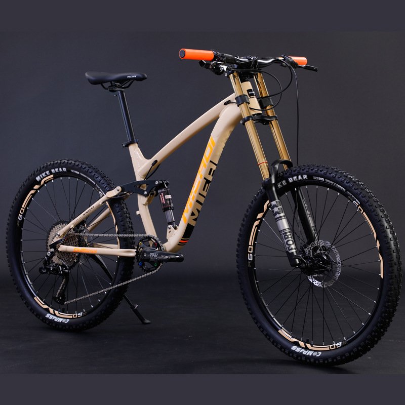 OEM/CUSTOMIZED 26/27.5inch High Configuration Downhill Bicycle Carbon Fibre Bikes Aluminum Alloy Front Fork Cheap Downhill Cycle