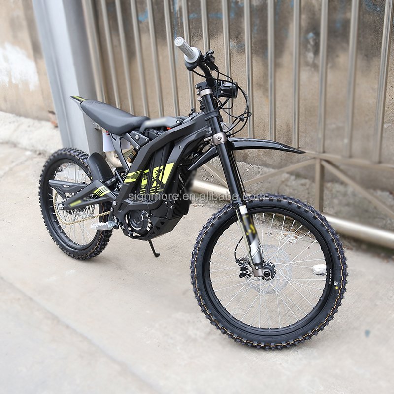 Full suspension electric mountain bike 6000w 45ah 60v electric pit bike suron x light b