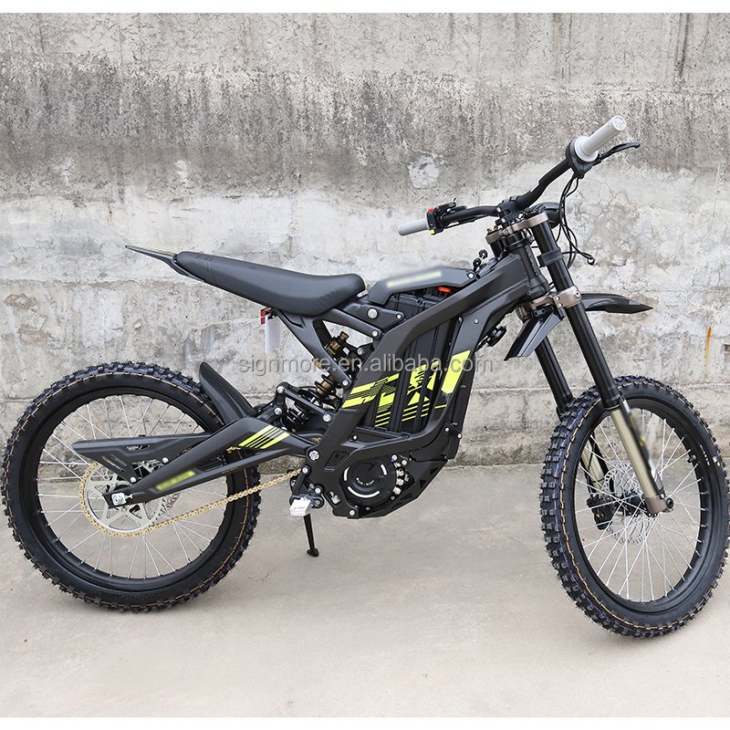 Full suspension electric mountain bike 6000w 45ah 60v electric pit bike suron x light b