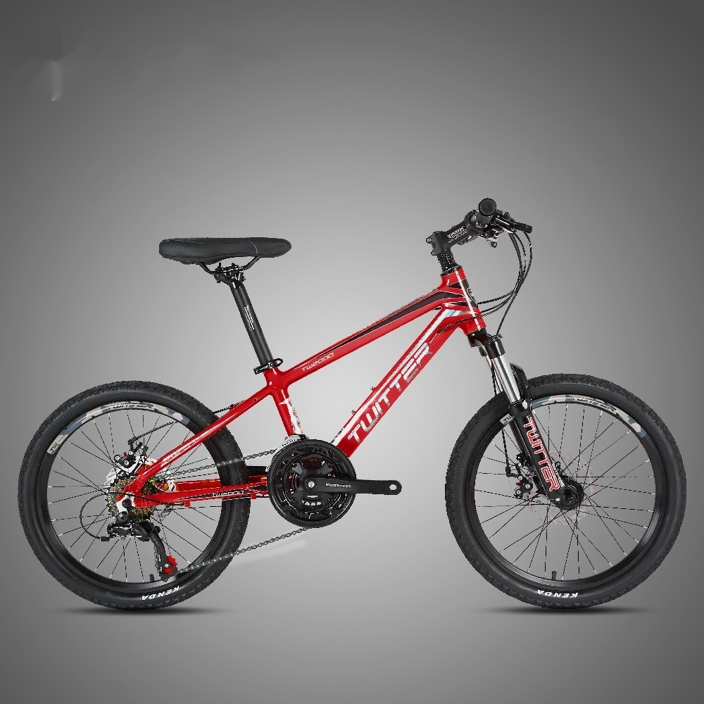 ODM OEM Kids Lightweight MTB Mountain Bike with 21 Speed Gears 120-150cm Swallow Handlebars Aluminum Frame Lighter Design