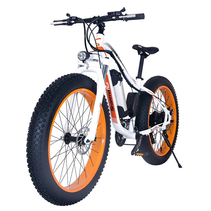 26 inch Fat Tire Tyre 21 Speed 36V 10.4AH Lithium Battery 350W Motor E Bicycle Aluminum Alloy Ebike Step Over Electric City Bike