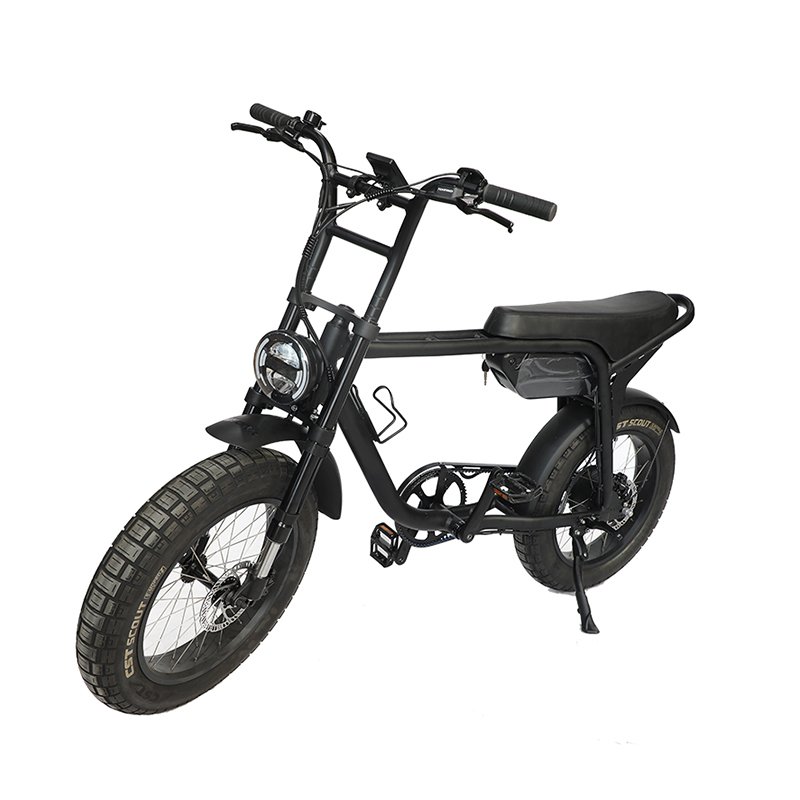 new trend popular electric bike 48v battery super motor fat tire 73 ebike retro high end electric hybrid city bicycle