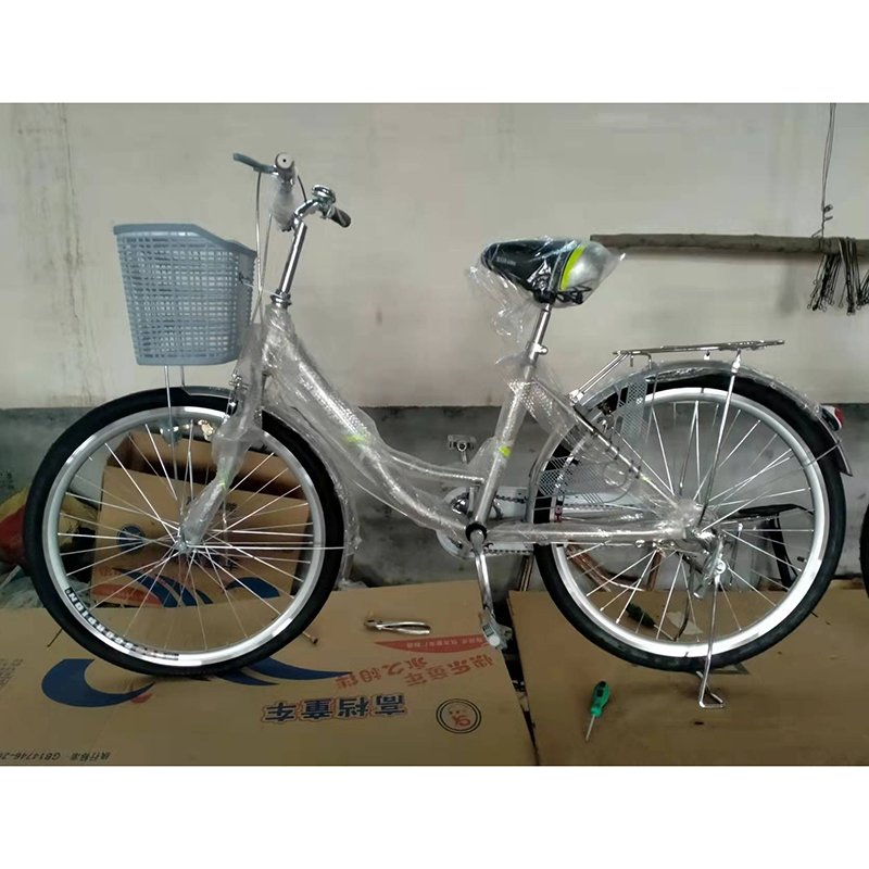 26 Inch Single Speed High Carbon Steel Frame Cheap Bicycle/ Two Wheel City bike electric bike for adult