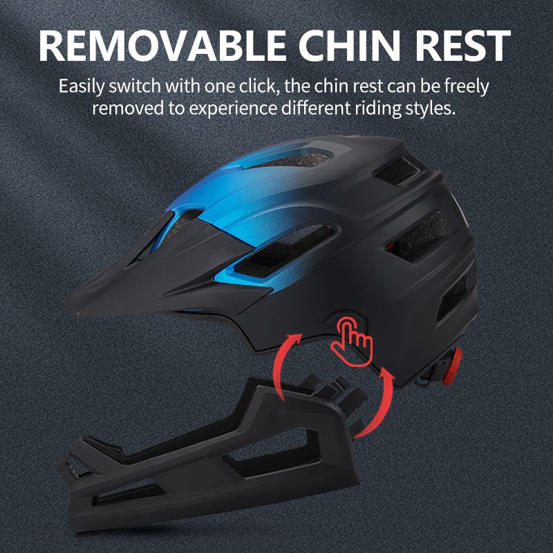 New Arrival Off-Road Adults Downhill Bike Helmet For Safety Riding Cycle Full Face Bike Bicycle Helmet