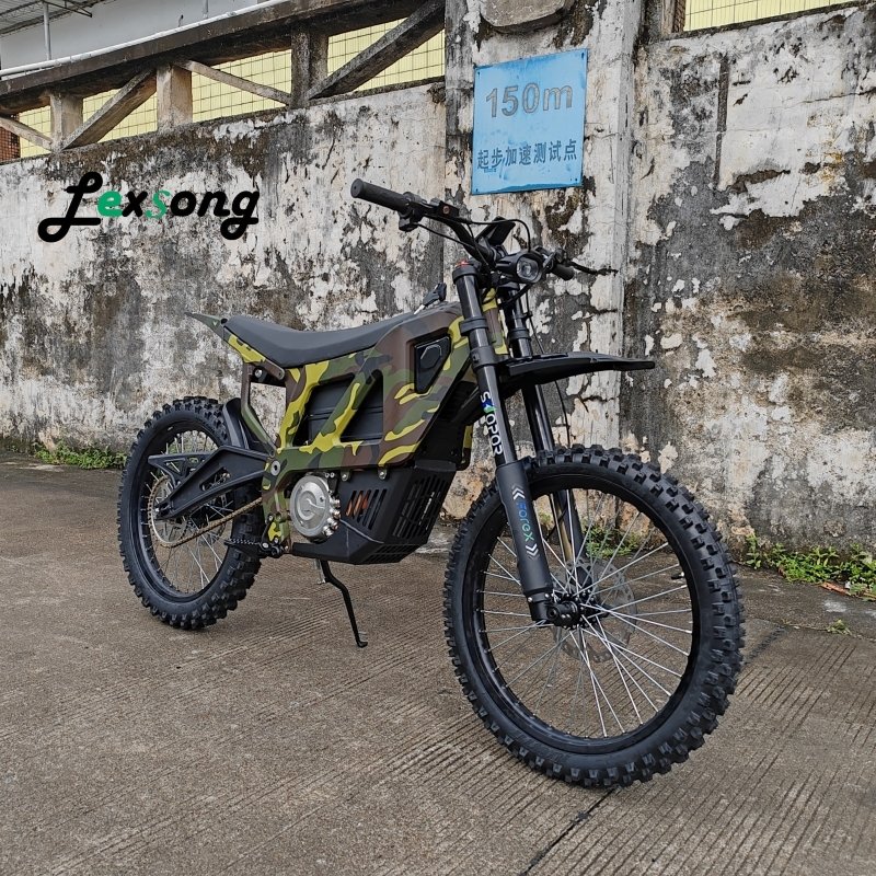 2023 Mens E Powered Moto Cross Long Range Off Road Trials Motocross Electric Dirt Bike for Adults